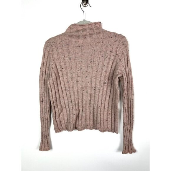 Madewell mock neck wool‎ pink sweater - Picture 7 of 8